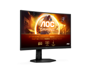 AOC CQ27G4X | 27 " | VA | QHD | 16:9 | 180 Hz | 1 ms | 2560 x 1440 pixels | 300 cd/m² | HDMI ports quantity 2 | Warranty 36 month(s)
