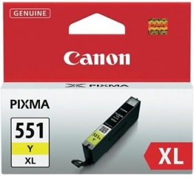 Canon CLI-551YXL (6446B001) Rašalinė kasetė, Geltona