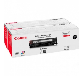 Canon CRG 718 (2662B005) (2662B017) Dviguba pakuotė juoda kasetė