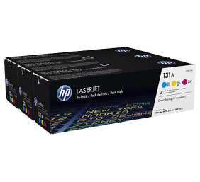 HP 131A (U0SL1AM) (CF211A+CF212A+CF213A), žydra, purpurinė, geltona kasetė