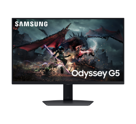 Samsung G50D Monitorius 27'' IPS QHD 2560x1440, 1 ms, 350 cd/m2, 180 Hz, Juoda