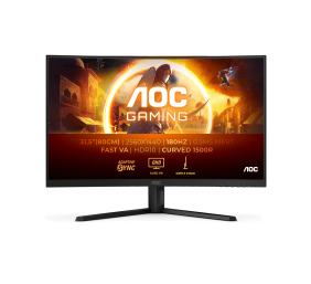 AOC CQ32G4VE | 31.5 " | VA | QHD | 16:9 | 180 Hz | 1 ms | 2560 x 1440 pixels | 300 cd/m² | HDMI ports quantity 2