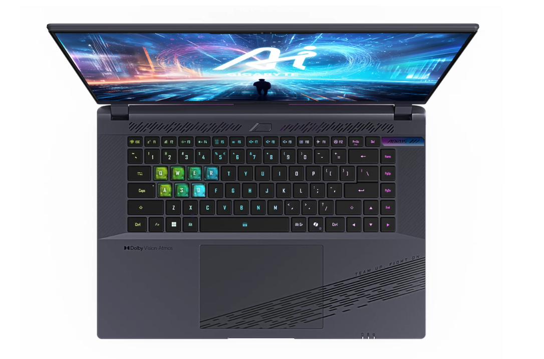 Gigabyte AORUS 9SG-43EEC54SH | Dark gray | 16 " | QHD | 2560 x 1600 pixels | Intel Core i7 | i7-13650HX | 16 GB | SODIMM DDR5 | Solid-state drive capacity 1000 GB | NVIDIA GeForce RTX 4070 | GDDR6 | 8 GB | Windows 11 Home | Keyboard language English | Key