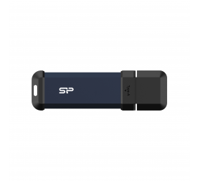 Silicon Power Portable External SSD | MS60 | 500 GB | N/A " | Type-A USB 3.2 Gen 2 | Blue