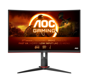 AOC C27G2Z3/BK | 27 " | VA | FHD | 16:9 | 280 Hz | 1 ms | 1920 x 1080 pixels | 300 cd/m² | HDMI ports quantity 2 | Warranty 36 month(s)