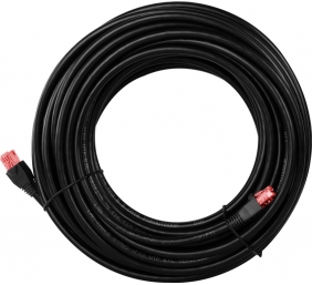 Goobay Outdoor Patch Cable | CAT 6/6A, U/UTP | AWG 24/1 | Length: 20 m | Black
