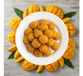 Eco fresh foods Džiovinti mangų rutuliukai 100 g