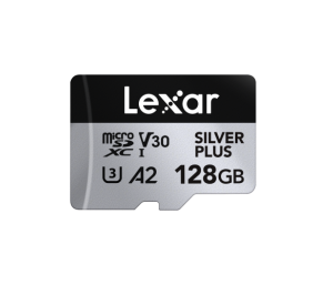Lexar SILVER PLUS | 128 GB | microSDXC | Flash memory class 10