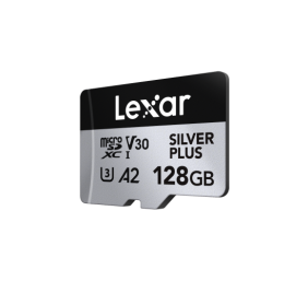 Lexar SILVER PLUS | 128 GB | microSDXC | Flash memory class 10
