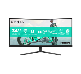 Philips 34M2C3500L/00 | 34 " | VA | 21:9 | 180 Hz | 1 ms | 3440 x 1440 pixels | 300 cd/m² | HDMI ports quantity 2 | Warranty 24 month(s)