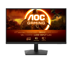 AOC 27G15N2 | 27 " | VA | FHD | 16:9 | 180 Hz | 1 ms | 1920 x 1080 pixels | 300 cd/m² | HDMI ports quantity 1 | Warranty 36 month(s)