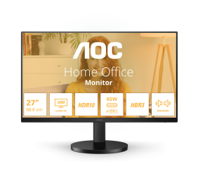 AOC U27B3CF | 27 " | IPS | 60 Hz | 4 ms | 3840 x 2160 pixels | 350 cd/m² | HDMI ports quantity 1