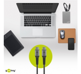 Goobay | Sync and charging cable | 49303 | USB-C to USB-C