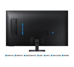 Samsung LS43DM702UUXDU | 43 " | VA | 4K | 16:9 | 60 Hz | 4 ms | 3840 x 2160 pixels | 300 cd/m² | HDMI ports quantity 2 | Black
