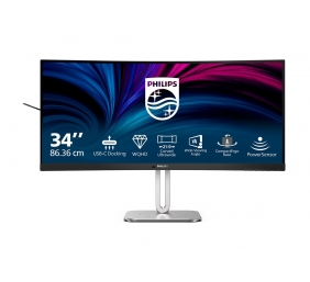 Philips 34B2U5600C/00 | 34 " | VA | 21:9 | 60 Hz | 4 ms | 3440 x 1440 pixels | 300 cd/m² | HDMI ports quantity 2