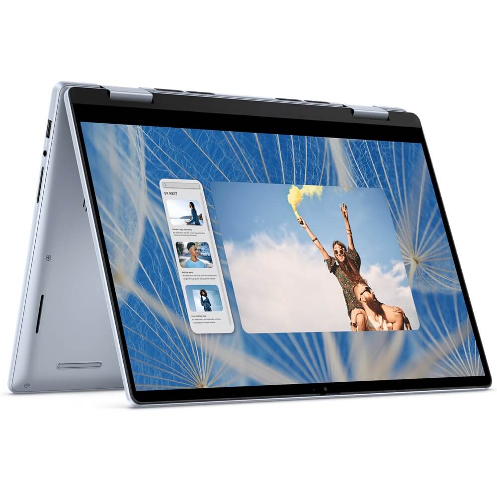 Dell Inspiron 14 7440 2-IN-1 | Ice Blue | 14 " | WVA | Touchscreen | FHD+ | 1920 x 1200 pixels | Intel Core 7 | 150U | 16 GB | DDR5 | Solid-state drive capacity 1000 GB | Intel Graphics | Windows 11 Pro | 802.11ax | Keyboard language English | Keyboard ba