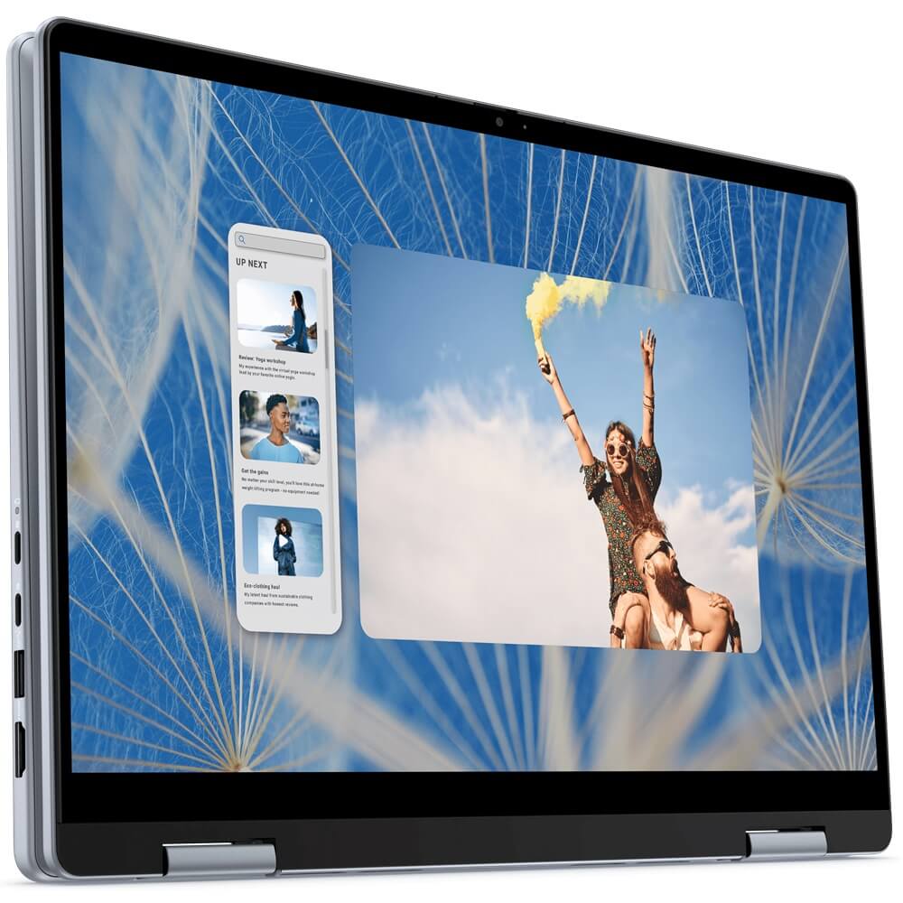 Dell Inspiron 14 7440 2-IN-1 | Ice Blue | 14 " | WVA | Touchscreen | FHD+ | 1920 x 1200 pixels | Intel Core 7 | 150U | 16 GB | DDR5 | Solid-state drive capacity 1000 GB | Intel Graphics | Windows 11 Pro | 802.11ax | Keyboard language English | Keyboard ba