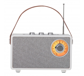 Camry Speaker with radio | CR 1902 W | 5 W | Bluetooth | White | Wireless connection
