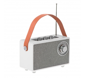 Camry Speaker with radio | CR 1902 W | 5 W | Bluetooth | White | Wireless connection