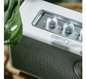 Camry Speaker with radio | CR 1902 W | 5 W | Bluetooth | White | Wireless connection