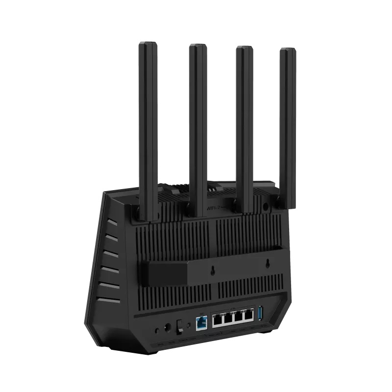 Asus | Tri-band WiFi 7 Router | RT-BE92U BE9700 | 802.11be | 5764 Mbit/s | 2500 Mbit/s | Ethernet LAN (RJ-45) ports 5 | Mesh Support Yes | MU-MiMO Yes | 4G/5G | Antenna type External antenna | 1