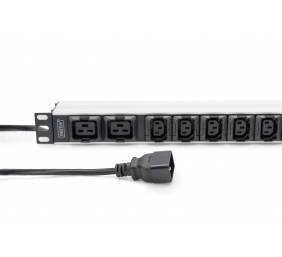 Digitus Socket Strip with Aluminum Profile, 10-way, IEC C20 plug | DN-95427 | Sockets quantity 7