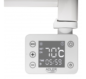 Adler LED Electric Bathroom Radiator | AD 7824 | Radiator | 600 W | White | IP24
