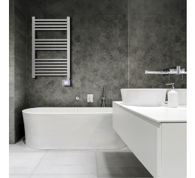 Adler LED Electric Bathroom Radiator | AD 7824 | Radiator | 600 W | White | IP24