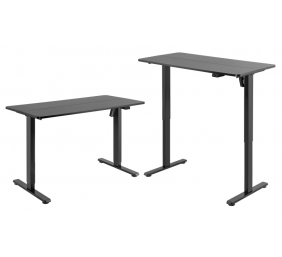 Reguliuojamo aukščio stalas Up Up Frigg Juodas