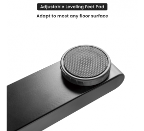 Reguliuojamo aukščio stalas Up Up Frigg Juodas