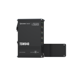 Teltonika Industrial Switch | TSW040 | Unmanaged | DIN rail mountable | 10/100 Mbps (RJ-45) ports quantity 8 | PoE+ ports quantity 8 | Power supply type 2-pin industrial DC power socket