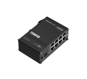 Teltonika Industrial Switch | TSW040 | Unmanaged | DIN rail mountable | 10/100 Mbps (RJ-45) ports quantity 8 | PoE+ ports quantity 8 | Power supply type 2-pin industrial DC power socket