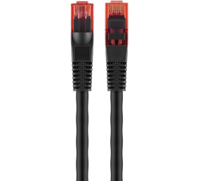Goobay Outdoor Patch Cable | 55432 6/6A U/UTP | AWG 24/1 | Cable length: 10 m | Black