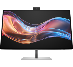 HP 727pm Series 7 Pro 4K Conferencing Monitor - 27" 3840x2160 UHD 400-nit AG, IPS HDR, USB-C(100W)/2x USB-C(15W)/HDMI/DisplayPort Daisy-Chain, 5x USB, speakers, 5MP webcam, RJ-45 LAN, height adjustable/tilt/swivel/pivot, 3 years