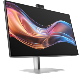 HP 727pm Series 7 Pro 4K Conferencing Monitor - 27" 3840x2160 UHD 400-nit AG, IPS HDR, USB-C(100W)/2x USB-C(15W)/HDMI/DisplayPort Daisy-Chain, 5x USB, speakers, 5MP webcam, RJ-45 LAN, height adjustable/tilt/swivel/pivot, 3 years