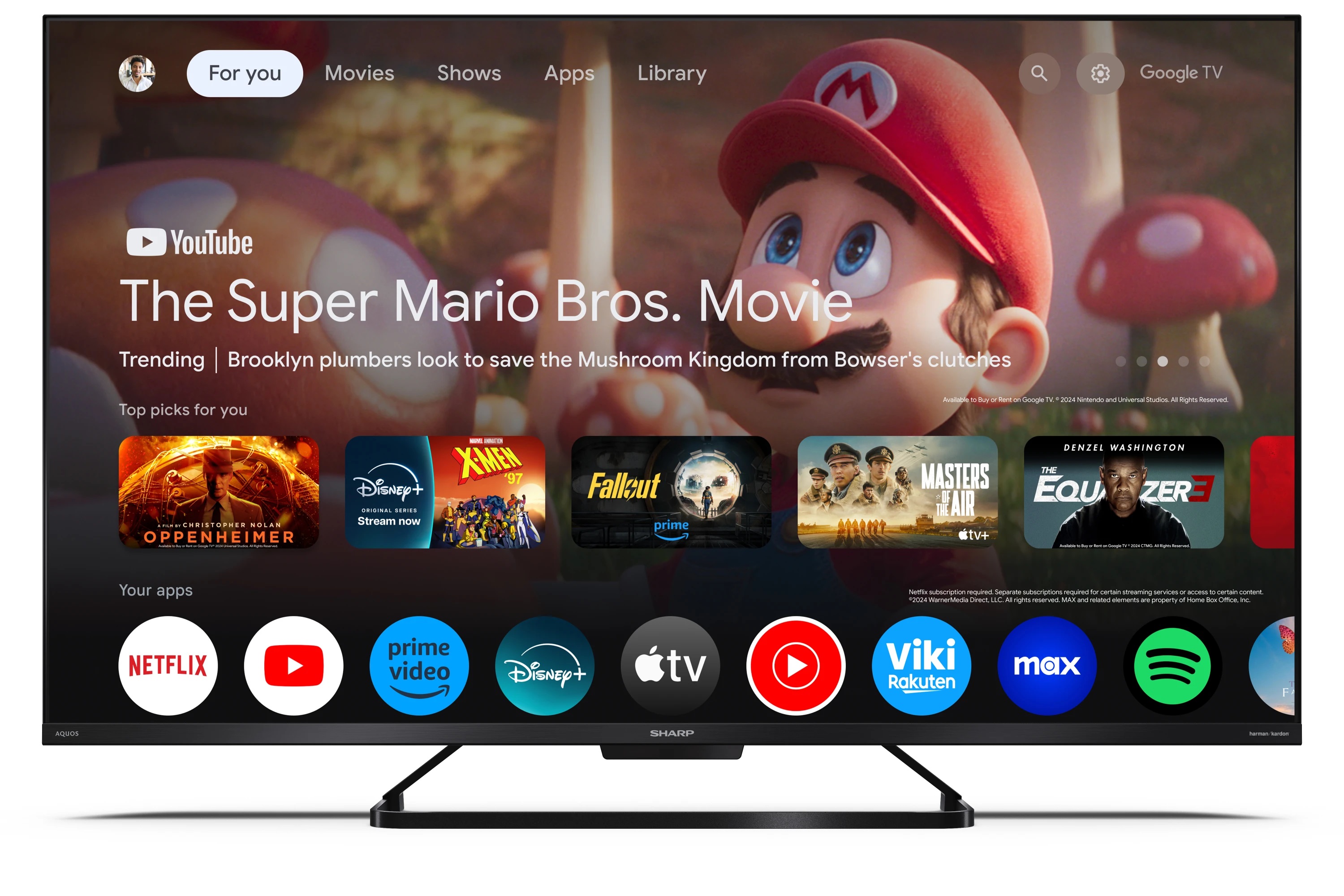 Sharp 43GR8265E | 43" | Smart TV | Google TV | 4K Ultra HD