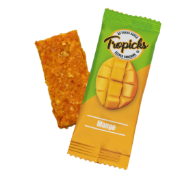 Tropicks Džiovintų mangų batonėlis, 20 g