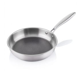 ETA Pan | ETA292990000 HONEYCOMB | Universal | Diameter 28 cm | Electric, induction, gas, glass ceramics | Suitable for induction hob | Fixed handle | Stainless Steel