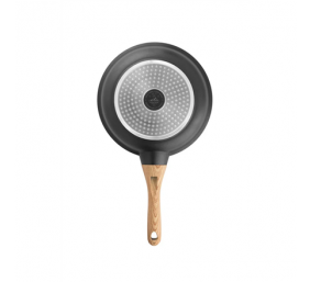 ETA Pan | ETA692990000 TITANIUM II | Universal | Diameter 28 cm | Electric, induction, gas, glass ceramics | Suitable for induction hob | Fixed handle | Black