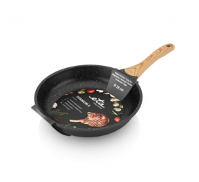 ETA Pan | ETA692990000 TITANIUM II | Universal | Diameter 28 cm | Electric, induction, gas, glass ceramics | Suitable for induction hob | Fixed handle | Black
