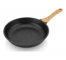 ETA Pan | ETA692990000 TITANIUM II | Universal | Diameter 28 cm | Electric, induction, gas, glass ceramics | Suitable for induction hob | Fixed handle | Black