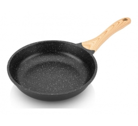 ETA Pan | ETA792990000 TITANIUM II | Universal | Diameter 24 cm | Electric, induction, gas, glass ceramics | Suitable for induction hob | Fixed handle | Black