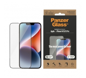 PanzerGlass | Screen protector | Apple | iPhone 14/13/13 Pro | Tempered Glass | Transparent | Fingerprint resistant; Diamond strength; Ultra-Wide Fit