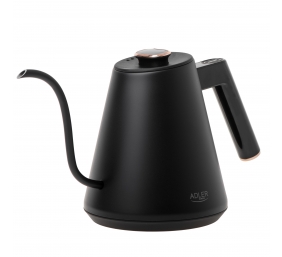 Adler Kettle | AD 1349 | Electric | 1100 W | 1 L | Stainless steel | 360° rotational base | Black/Gold