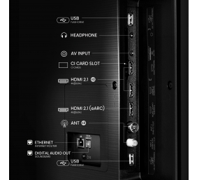 Hisense UHD Smart TV | 65A6N | 65" | Smart TV | VIDAA OS | UHD | Black