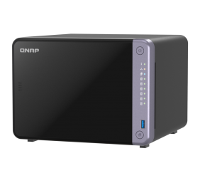 QNAP Cost-effective 6-bay 10GbE NAS | TS-632X-4G | Alpine | AL524 | Processor frequency 2 GHz | 4 GB | DDR4 SODIMM | 120W adapter (12VDC), 100-240VAC