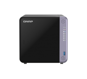 QNAP Cost-effective 4-bay 10GbE NAS | TS-432X-4G | Alpine | AL524 | Processor frequency 2 GHz | 4 GB | DDR4 SODIMM | 90W adapter (12VDC), 100-240VAC