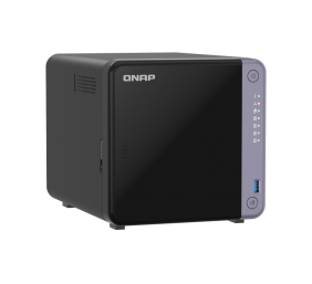 QNAP Cost-effective 4-bay 10GbE NAS | TS-432X-4G | Alpine | AL524 | Processor frequency 2 GHz | 4 GB | DDR4 SODIMM | 90W adapter (12VDC), 100-240VAC