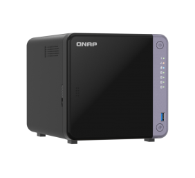 QNAP Cost-effective 4-bay 10GbE NAS | TS-432X-4G | Alpine | AL524 | Processor frequency 2 GHz | 4 GB | DDR4 SODIMM | 90W adapter (12VDC), 100-240VAC