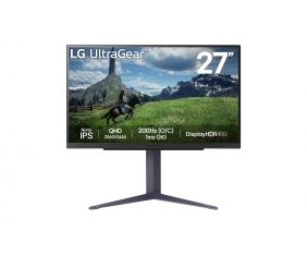 LG 27GS85Q-B | 27 " | IPS | QHD | 16:9 | 180 Hz | 1 ms | 2560 x 1440 pixels | 400 cd/m² | HDMI ports quantity 2